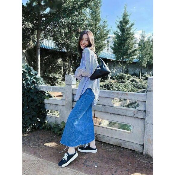 NWT Size MP - The Bennet Buttondown Shirt by Maeve 100% Cotton (NWT US$ 98) - Picture 8 of 17